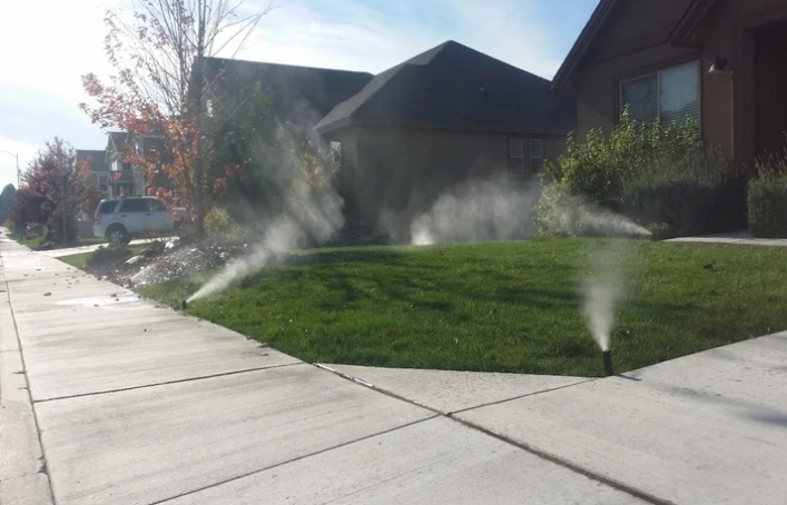 Sprinkler blow out